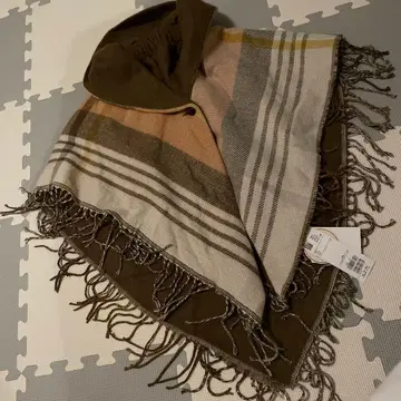 a.v.v 리버서블 판초 가운 겉옷 M 홈웨어 체크 2way