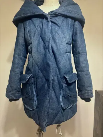 avirex 데님 다운 코트