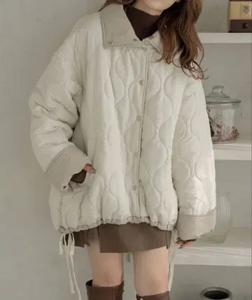 Ambre Neige 리버서블 퀼팅 자켓 [ WEB/EC 한정 상품 ]