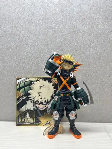 [ 익명 배송 ] 히로아카 제일복권 바쿠고 피규어 색지 2세트