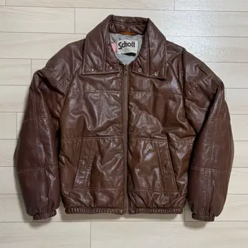 Schott 샷 가죽 다운 자켓 가죽 자켓 USA 제조