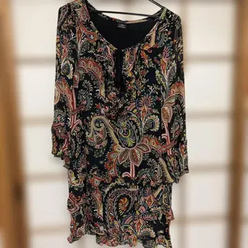 GRACE CONTINENTAL 페이즐리 무늬 튜닉