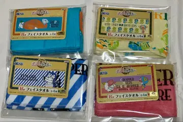 ONE PIECE 제일복권 초파&크리처 타월 4종