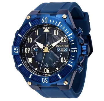 [ 새상품 ] INVICTA AVIATOR 오션 블루 크로노그래프 워치