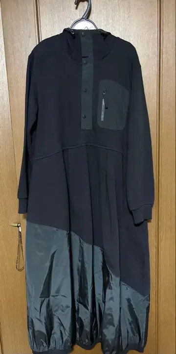 야마다야 LASUD 벌룬 실루엣 이소재 원피스