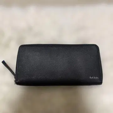 폴 스미스 블랙 가죽 장지갑