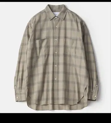 [ 25SS ] 슈타인 옴브레 체크 오버 셔츠