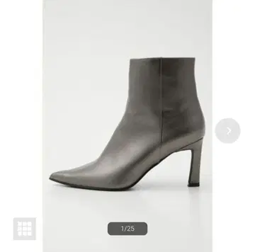 미사용 새상품 리엔다 스틸레토 스트레이트 숏부츠