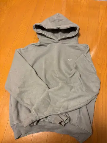 BlessU 그레이 후드 부착 후드티