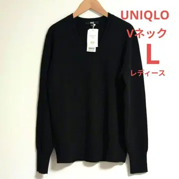 [ 새상품 ] 유니클로 캐시미어 V넥 스웨터 L