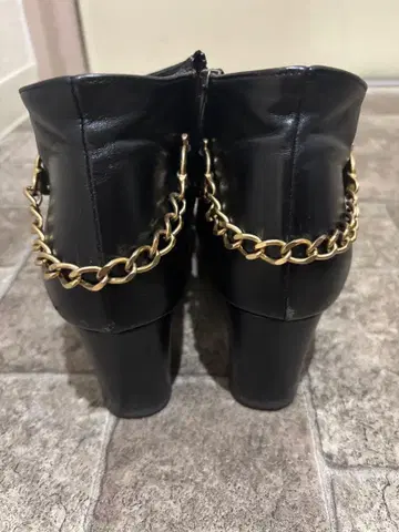 알브레토 브레산 made in Italy 부츠 골드 체인