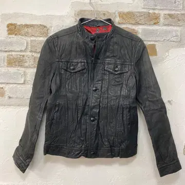 새상품급 돈피 custom culture 싱글 라이더 자켓 L