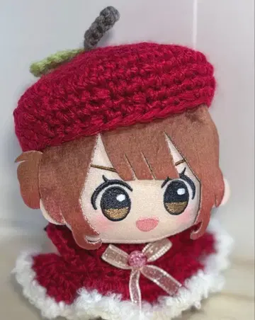 SD 인형 사과 이미지 원피스+모자 세트