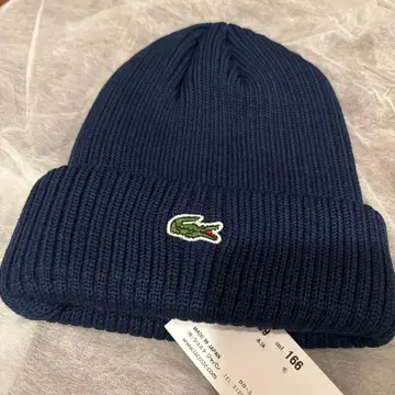 LACOSTE 네이비 니트 모자 F 사이즈