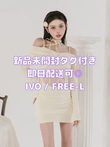 [택 포함 새상품] Darich 코르셋 레이스 컷 미니 원피스