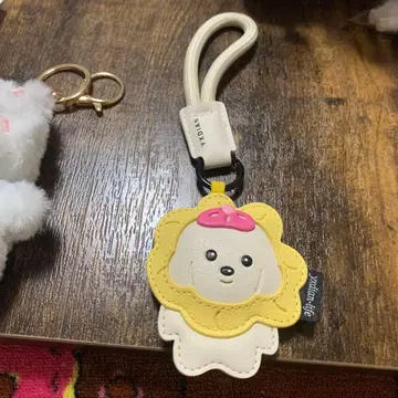 강아지 캐릭터 키링 2개 세트 덤