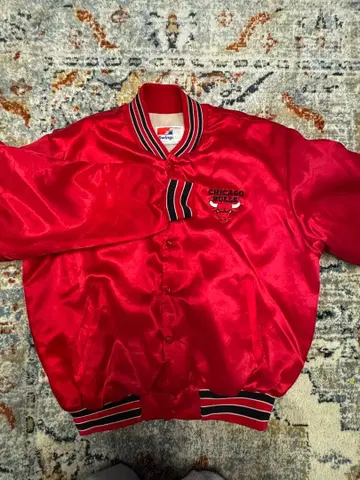 시카고 불스 바시티 자켓 레드