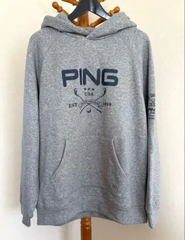 [ 새상품급 ] PING 핑 골프웨어 후디 풀오버 그레이
