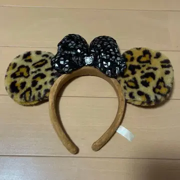 디즈니 레오파드 무늬 머리띠