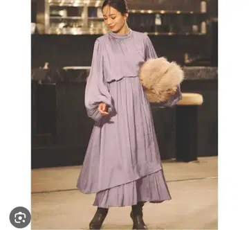 [ 새상품 ] anuans 라벤더 롱 원피스