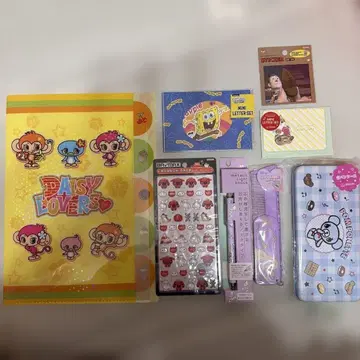 베이맥스 모자 꽁지 드롭 미니 문구 세트