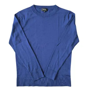 A.P.C. 아페쎄 울 100% 크루넥 니트 블루 M 긴팔