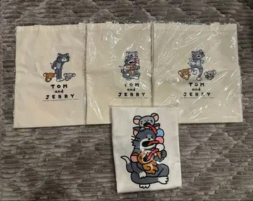 톰과 제리 해피 복권 토트백 전 3종 컴프 T셔츠 1장 세트