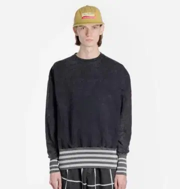 cavempt 보더 리브 맨투맨