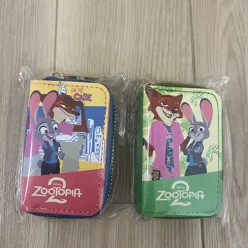 디즈니 주토피아 2 주토피아 지퍼 케이스 2개 세트