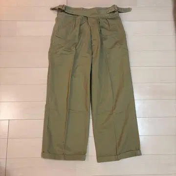 [ RED SEAM ] 구르카 투인플리츠 팬츠