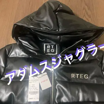 아담스 저글러 RTEG 블랙 후드 부착 다운 자켓