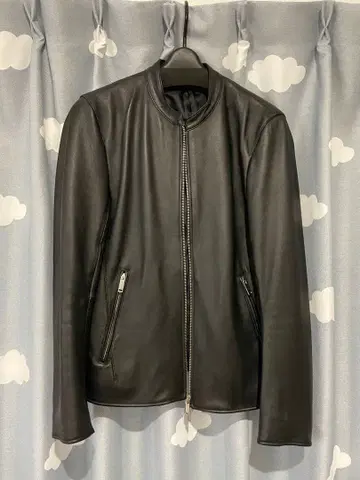 STUDIOUS 블랙 램 가죽 자켓 사이즈 2