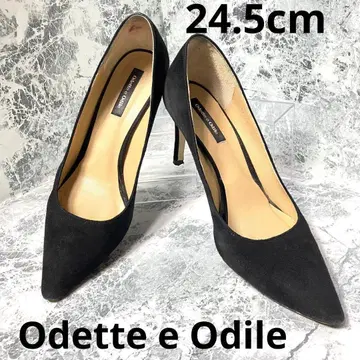 [ 상태 좋음 ] Odette e Odile 블랙 스웨이드 포인트 토