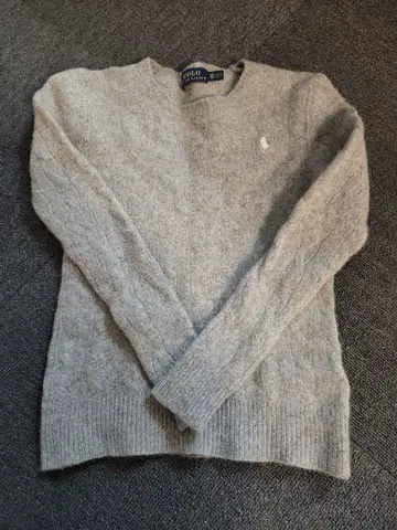 랄프 로렌 그레이 니트