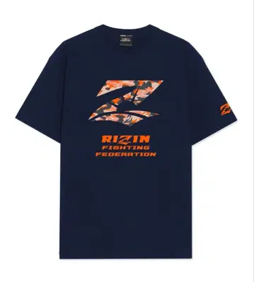 RIZIN Z 카모 드라이 티셔츠 네이비 L 사이즈