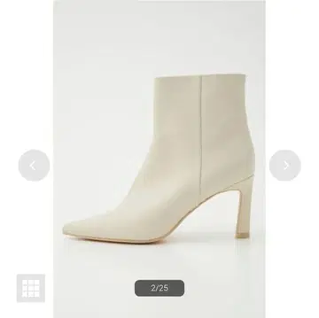 미사용 새상품 리엔다 스틸레토 스트레이트 숏부츠