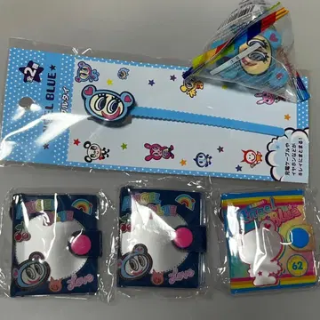 ANGEL BLUE 미니미니 앨범 3개 & 케이블 타이, 마스코트 세트