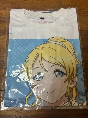 러브 라이브! 풀 그래픽 T셔츠 아야세 에리 XL 사이즈