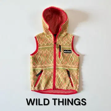 컨디션 최상 WILDTHINGS 플리스 베스트 XS 와일드 띵스 아웃도어