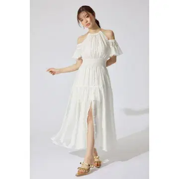 2WAY 홀터넥 올인원 화이트