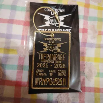 와펜 키링 rampage 란페 카운트다운 회장 한정판