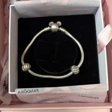 판도라 실버 볼 참 팔찌 디즈니 미키