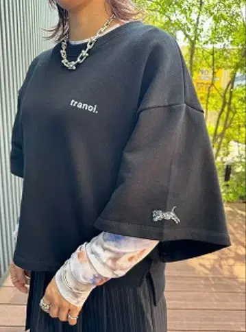 TRANOI. TORA wide sweat tops