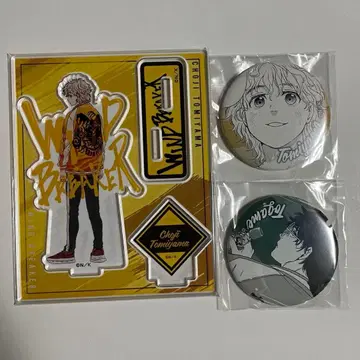 윈브레 토끼귀산 정자 십범조 아크릴 스탠드 캔뱃지