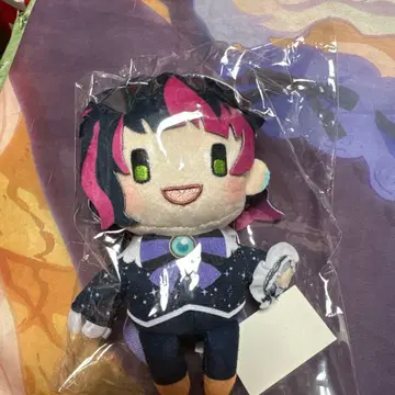 악마 집사와 검은 고양이 봉제 인형 키링 라무 미개봉 새상품