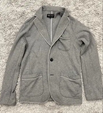 BEAMS HEART 맨투맨 테일러드 자켓 그레이 M 새상품급