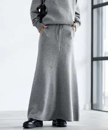 FRAMeWORK 압축 울 스커트