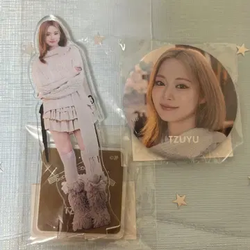 TWICE 쯔위 아크릴 스탠드 캔뱃지 세트 팝업