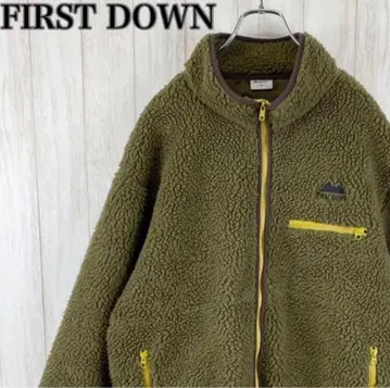 [초레어 사이즈] FIRST DOWN 퍼스트 다운 보아 플리스 자켓