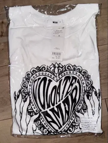 AVAM WEGO 콜라보 T셔츠 미개봉 새상품